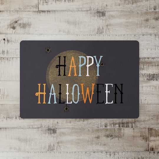 Halloween Spiders Floor Mat